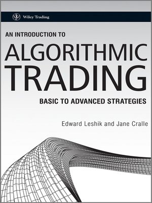 cover image of An Introduction to Algorithmic Trading
